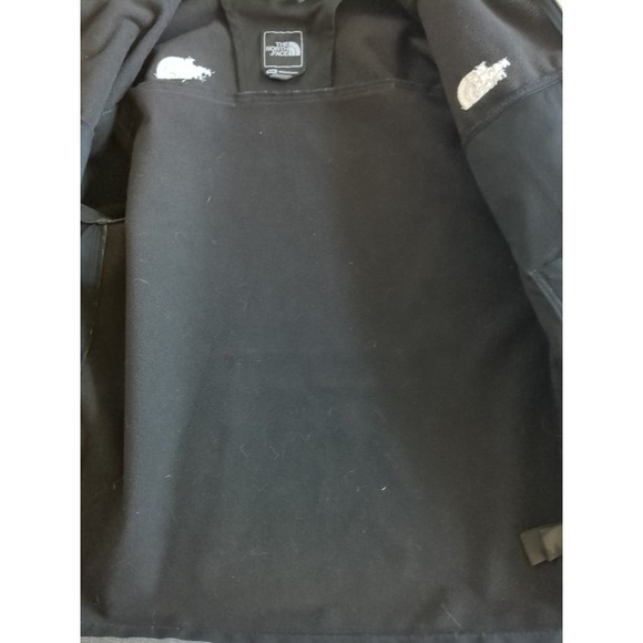 North Face Jacket Men Medium Gray Full Zip Coat Soft Shell Technical Pocket - Picture 5 of 5